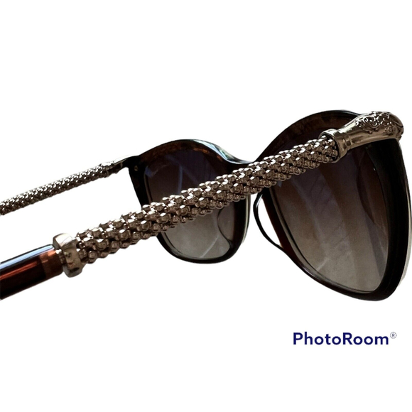 Roberto Cavalli Talitha 978S-F 978/SF 50G Brown/Gold Glitter Sunglasses 58mm main image 4
